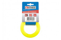 ТЛР-2.4-8-15 Леска для триммера, d=2.4 мм, l=15 м, звезда, картон, Россия