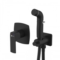 LM7219BL Ursus Смеситель с гигиеническим душем, встраиваемый, черный LEMARK