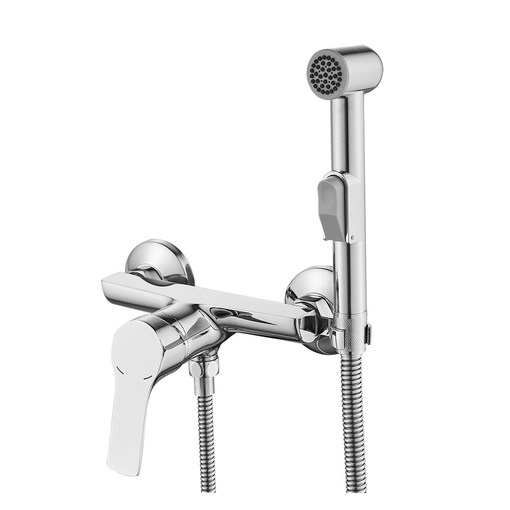 Смеситель с гигиен. душем шар 35мм хром ROSSINKA RS29-52