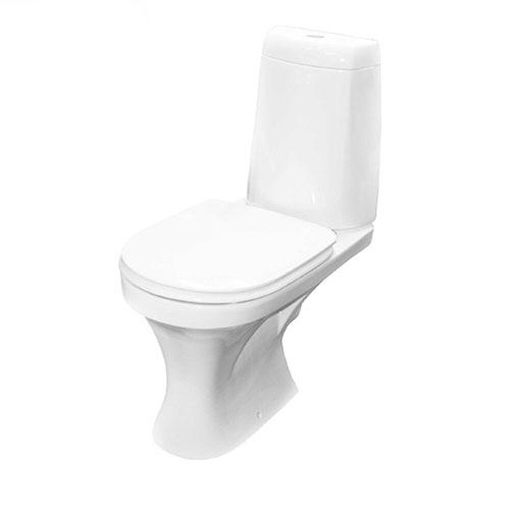 Унитаз-компакт "САНТИ" БЕЗОБОДКОВЫЙ МЛ Белый (сид.дюро М-Лифт, легкосъемное, пр.вып) КЕРАМИН 467386