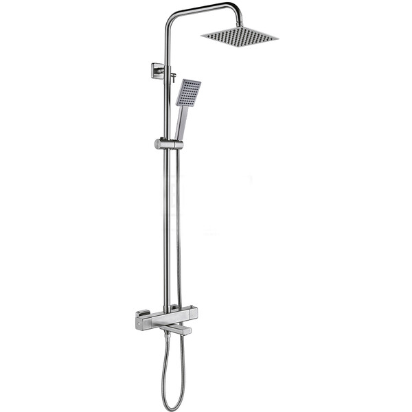 G2499-40 Душевая система GAPPO с термостатом, излив-переключатель на лейку САТИН