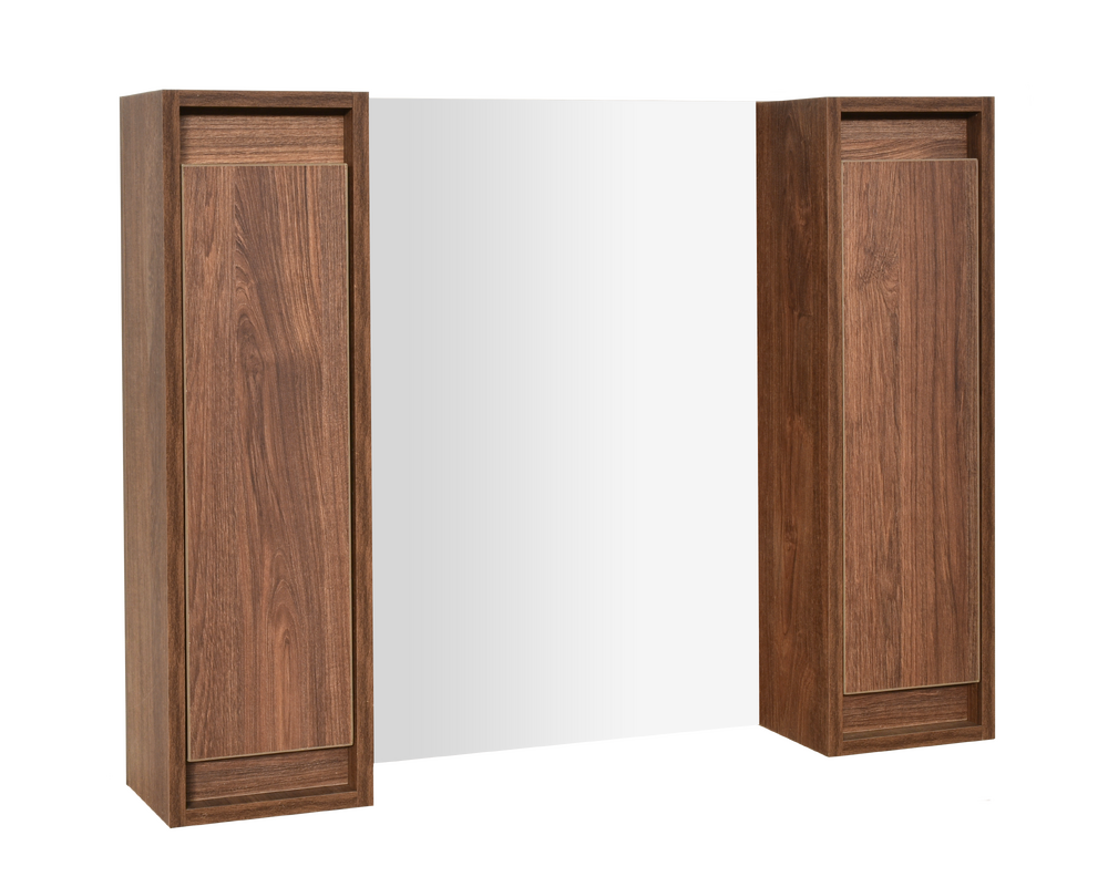 Зеркало-шкаф SANTREK HOME "Верона-80" (Дуб светлый) 800х700х150*