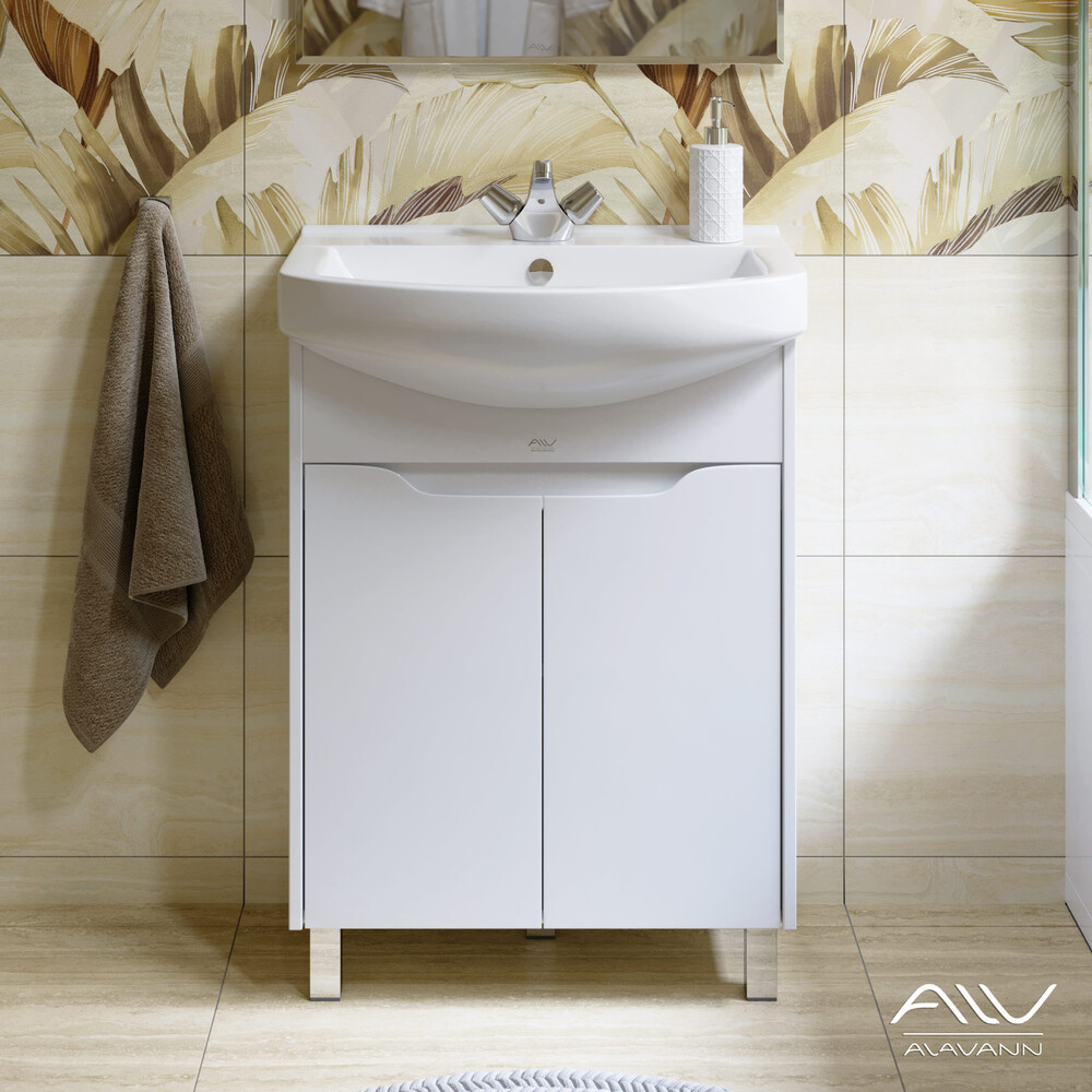 Тумба "CRYSTAL 65" под рак. Best - 65" Белый Alavann