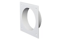 Фланец пластиковый SANTREK AIR D=120 с прямоугольной площадкой 160х160 (П161612Ф)