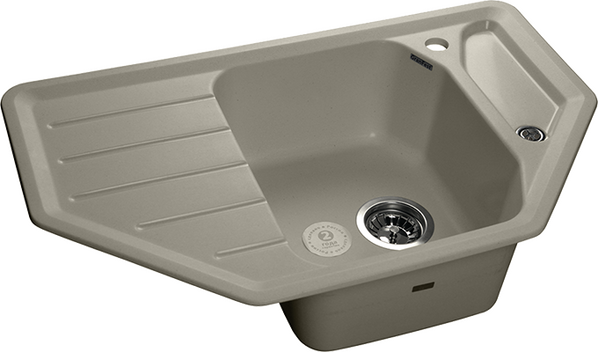 Мойка для кухни GranFest Композит CORNER 800E угловая 790*490 мм (C-800E топаз)