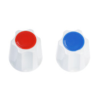 Маховик пластик белый №1