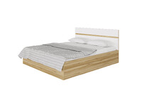 КОРПУС Кровать 1,6м "Ненси" (крафт золотой) БЕЗ НАСТИЛА  (3 места)