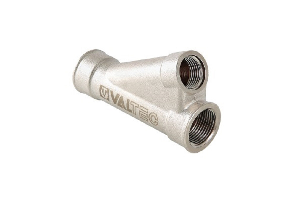 Тройник косой VALTEC, для гильзы под погружной датчик 1/2"x1/2" (VTr.136.N.0404)