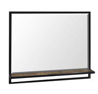 Зеркало SANTREK HOME "Лофт" дуб светлый 800х700х100