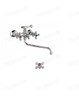 Смеситель Ванна Lemen 1/2 м/к Крест LUX (20565) 