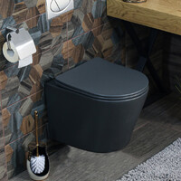 800-310302MDG Унитаз подвесной безободковый 480х360х365 MELANA матовый темно-серый