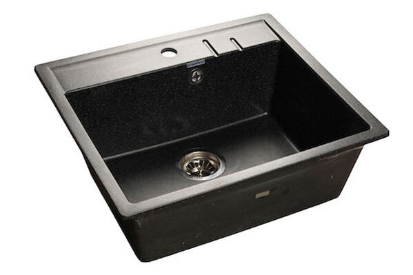 Мойка для кухни GranFest Композит QUADRO 561 чаша 560*500 (Q-561 черный)