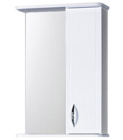 Зеркало-шкаф SANTREK HOME "Мальта-50" (Белый) Правый 500х722х190