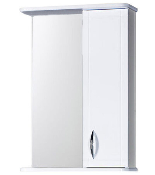 Зеркало-шкаф SANTREK HOME "Мальта-50" (Белый) Правый 500х722х190