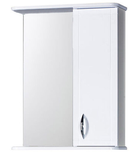 Зеркало-шкаф SANTREK HOME "Мальта-60" (Белый) Правый 600х722х190