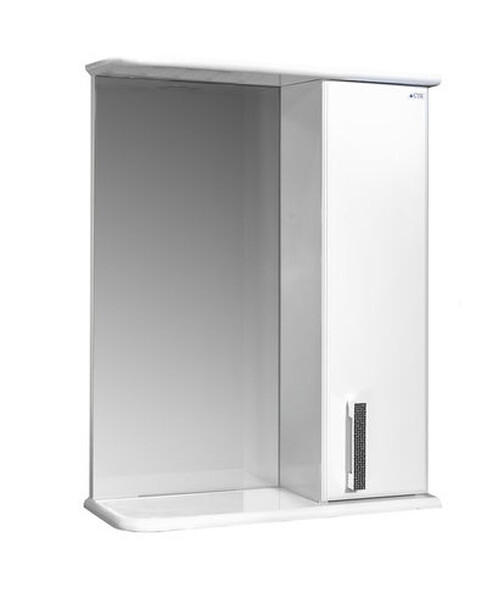 Зеркало-шкаф SANTREK HOME "Марта-50" (Белый) Правый 500*725*180