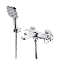 LM3914C Prizma Смеситель для ванны с монолитным изливом, хром LEMARK