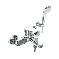 LM0314C Point Смеситель для ванны, с коротким изливом, дивертор с кер. пласт, хром LEMARK