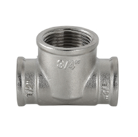 Тройник переходной 1/2"3/4"1/2" г/г/г SANTREK   РАСПРОДАЖА !!!