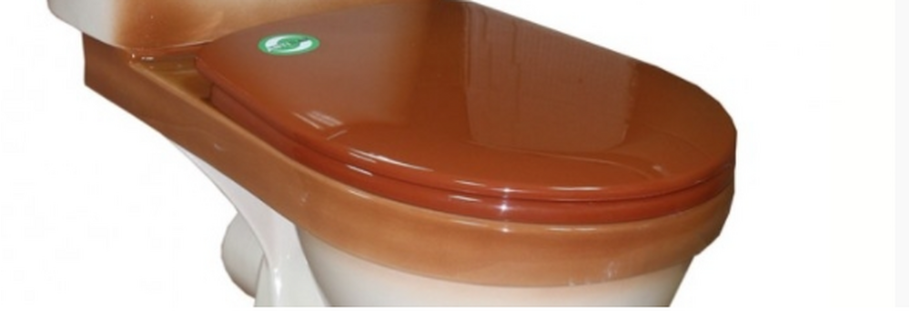 Сидение для унитаза "Премьер", "Браво" КОРИЧНЕВОЕ г.Киров (66)