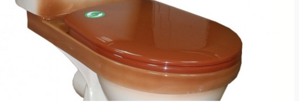 Сидение для унитаза "Премьер", "Браво" КОРИЧНЕВОЕ г.Киров (66)