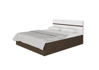 ФАСАД Кровать 1,4м "Ненси " (белый гл.) (1 место)