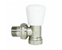 Клапан STI регулир., ручной. для радиатора, угловой 3/4