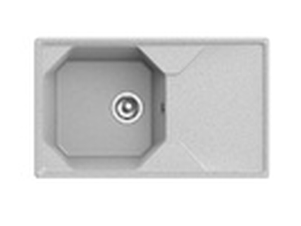 Мойка для кухни GranFest Композит UNIQUE 840L чаша+крыло 840*500мм (U-840L серый)