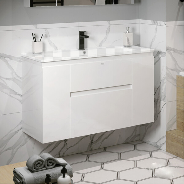 Тумба "EVA-100" под рак. "Harmonia -100" белый Alavann