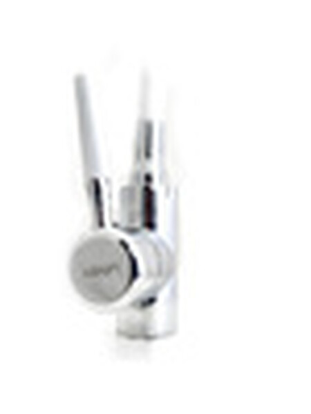 Смеситель Кухня Lemen D35 (белый гибкий излив,лейка-аэратор,гайка,цинк) LA-9022W 