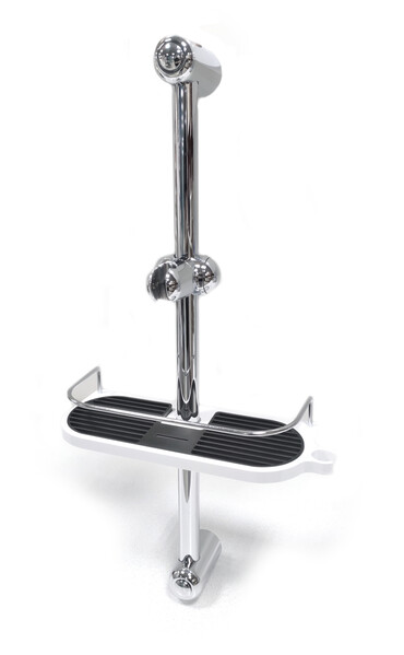 Стойка душевая  SANTREK AQUA-1603 (высота 600мм) с полочкой