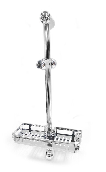 Стойка душевая  SANTREK AQUA-1604 (высота 600мм) с полочкой