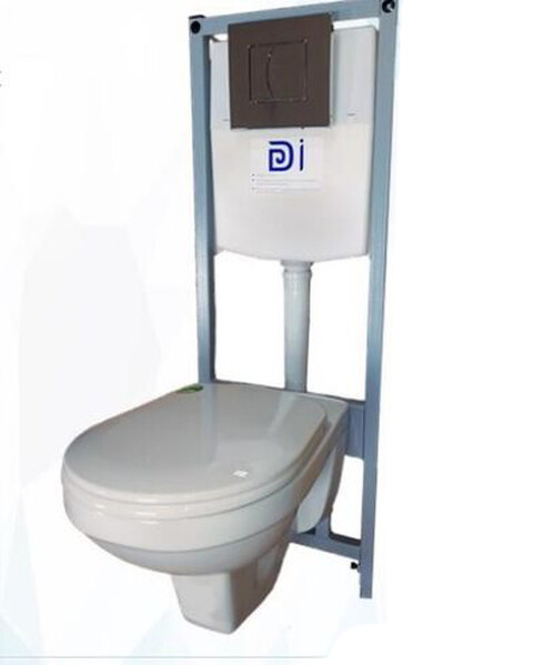 КОМПЛЕКТ Rosa "РИО" унитаз + инсталяция + клавиша БЕЛАЯ + сиденье (2 кнопки) (без крана и подводки) г.Киров *