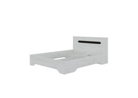 Вега Кровать 1,4м без настила и ортопеда прованс (белый крафт) (2 места)