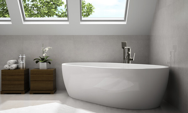 LM3744GM Bronx Смеситель для ванны напольный, графит LEMARK