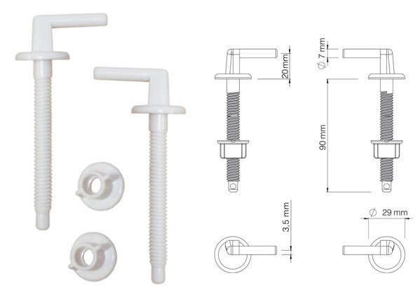 Сиденье д/унитаза унив. ОРИО К(E)-01 белое ПЕРВАЯ ЦЕНА !!!!!!!   (377х445мм ,  межосевое 160мм)