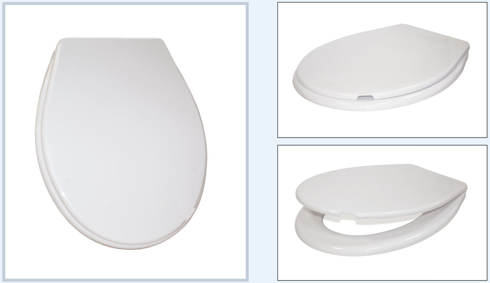 Сиденье д/унитаза унив. ОРИО К(E)-01 белое ПЕРВАЯ ЦЕНА !!!!!!!   (377х445мм ,  межосевое 160мм)