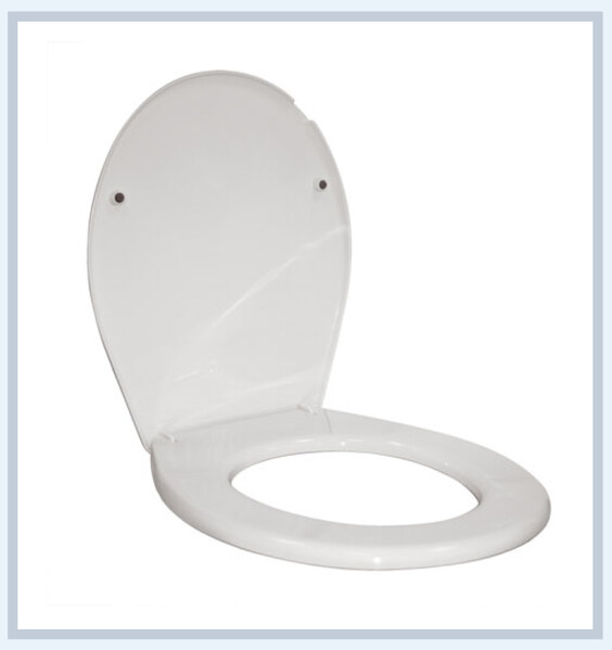 Сиденье д/унитаза унив. ОРИО К(E)-01 белое ПЕРВАЯ ЦЕНА !!!!!!!   (377х445мм ,  межосевое 160мм)