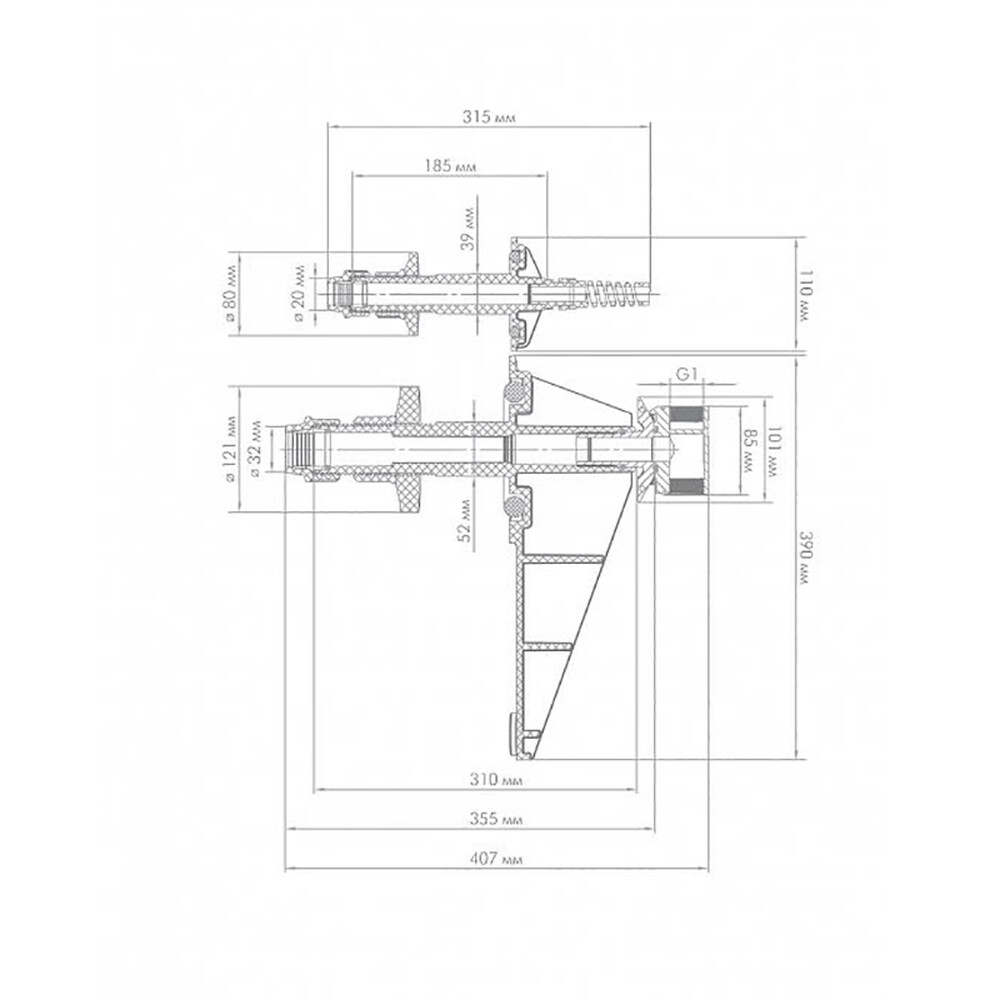 Адаптер ДЖИЛЕКС колодезный "АК" 3600