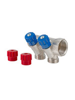 Коллектор 3/4 2 выхода с регулировочными вентилями 1/2 ш VALTEС (VTс.560.N.0502)