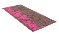 Коврик д/ванны 1 предм. SHAHINTEX LOOP ITALIANO 50*80 «кошечки» бежево-розовый 76 (арт.802104)