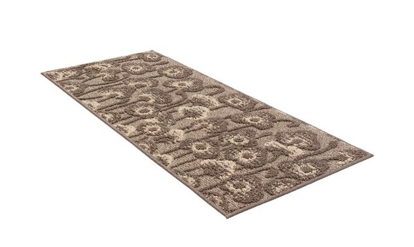 Коврик д/ванны 1 предм. SHAHINTEX LOOP ITALIANO 50*80 "маки" кофе с молоком 55