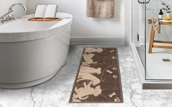 Коврик д/ванны 1 предм. SHAHINTEX LOOP ITALIANO 50*80 «собачки» кофе с молоком 55