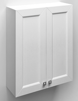 Шкаф подвесной SANTREK HOME "Гранд-60/70" (Белый глянец) 2 двери 600х720х200