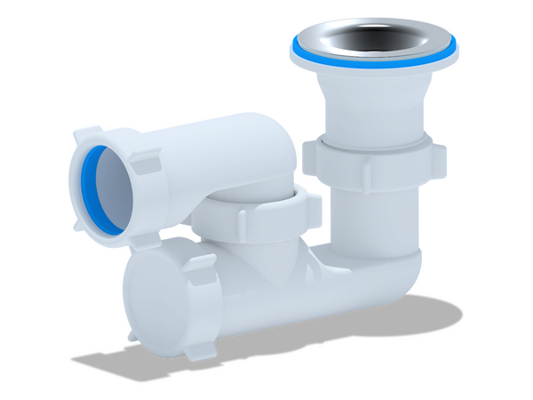 E210 Сифон АНИ Пласт для душ. поддона 1 1/2"*40 регулируемый