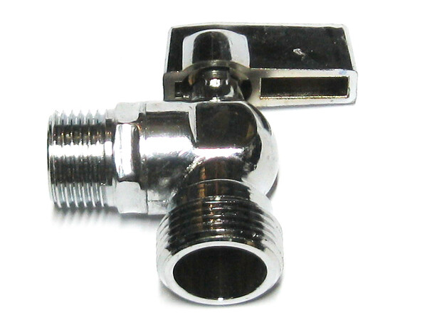 Кран угловой VALTEC 1/2 х 3/4 ш/ш для подкл. стир. приборов (VT.392.N.05)