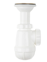 S4000-40-MR Сифон для умывальника 1 1/4" клик-клак Aquant (донный клапан с отв. перелива)