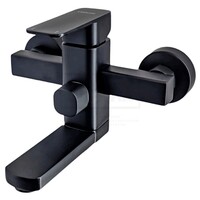  3233B Смеситель Ванна LEDEME шар d35 корот излив (черный)