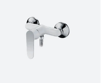  2077W Смеситель Ванна Душ LEDEME шар d35 (белый/хром)