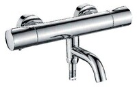 3399 Смеситель Ванна LEDEME с термостатом, вcтроенный в излив переключатель